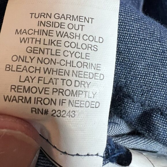 7th Avenue Design Studio New York & Co Women’s Size L Button Up Denim Shirt - Picture 7 of 10